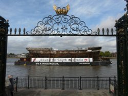 City of Adelaide Clipper Ship at Greenwich Wallpaper