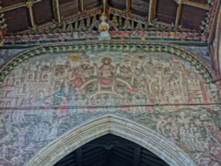 St Thomas's Church, The Doom Painting Wallpaper