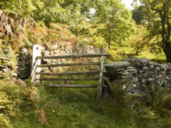 Sweden Bridge track gate Wallpaper