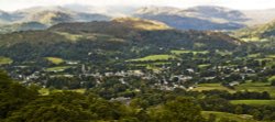 Ambleside village from Wansfell Wallpaper