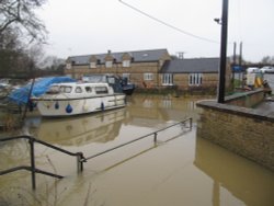 Floods at Woodford Mill Wallpaper