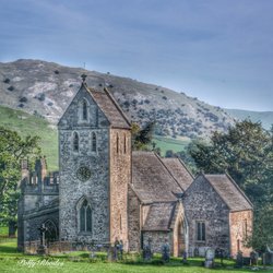 The Church of the Holy Cross, Ilam, Derbyshire Wallpaper