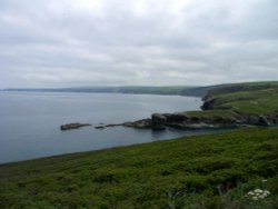 A seaside view from Port Issac Wallpaper