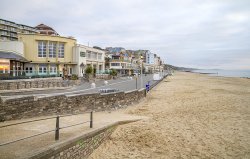 Boscombe beach Wallpaper