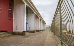 Boscombe beach huts Wallpaper