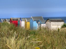 Southwold Beach Huts Wallpaper