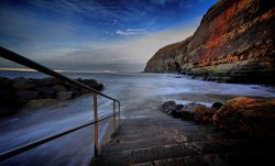 'Into the Deep' - Staithes, North Yorkshire Wallpaper