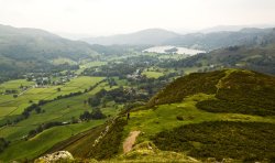 Grasmere from Helm Crag Wallpaper