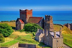 Dover Castle Church & Pharos Wallpaper