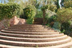 Cockington village in Devon  Mysterious steps Wallpaper