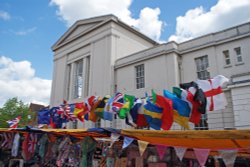 St Albans Old Town Hall and Market Wallpaper