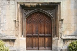 Newbury - St. Nicolas Church Door Wallpaper