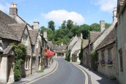 Castle Combe - Main Street - July, 2008 Wallpaper