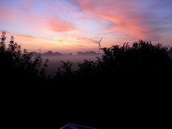 Dawn over Swaffham. Norfolk Wallpaper