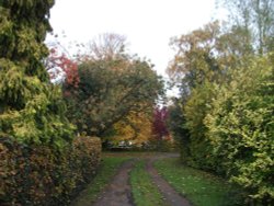 Shades of Autumn, Farm in Kent Wallpaper