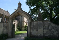 Lacock Abbey Entrance (1) - July, 2008 Wallpaper