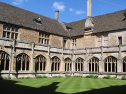 Lacock Abbey Cloister (2) - July, 2008 Wallpaper