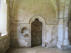 Lacock Abbey Cloister (5) - June, 2003 Wallpaper