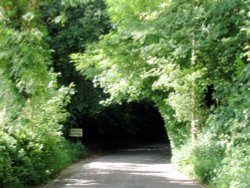 Castle Combe Entrance - June, 2003 Wallpaper