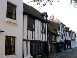 Tudor Houses Wallpaper