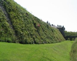 Falmouth, Pendennis Castle Moat Area Wallpaper