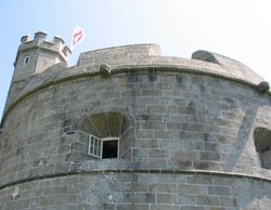 Falmouth, Pendennis Castle Tower June 2003 Wallpaper