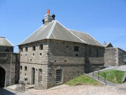 Falmouth, Pendennis Castle. WWII Building June 2003 Wallpaper