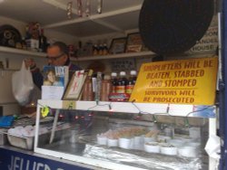 Bermondsey Seafood Stall Wallpaper