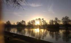 Bournville sunrise. Wallpaper