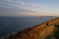 A promising morning for Manorbier. Wallpaper