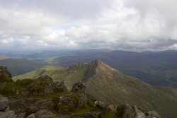 View from Snowdon summit Wallpaper