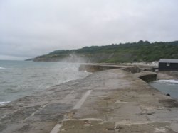 Lyme Regis - View from Cobb - June 2003 Wallpaper