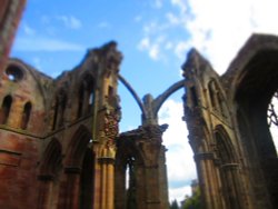 Melrose Abbey, Scottish Borders, Scotland Wallpaper