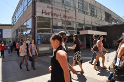 Harlow Town Centre Library Frontage Wallpaper