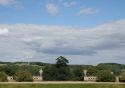 Basildon Manor Garden View Wallpaper