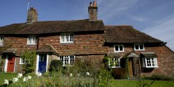 Church Cottages Wallpaper