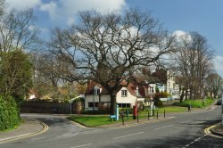 Old Harlow crossroads Wallpaper