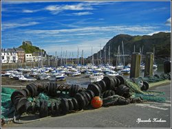 Ifracombe Harbour Devon. Wallpaper