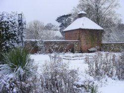 Eastcote house, the walled garden. Wallpaper