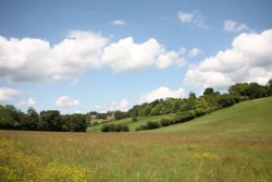 Rotherfield Greys, the view towards Greys Court Wallpaper