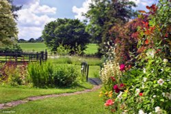 A Dorset Garden, Shillingstone. Wallpaper