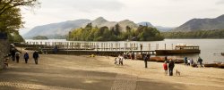 Keswick landing stages and Catbells Wallpaper