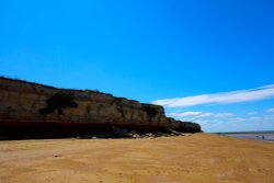 Hunstanton Cliffs, Norfolk Wallpaper