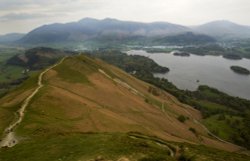 Catbells to Keswick and Skiddaw Wallpaper