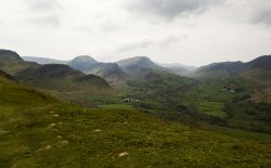 Newlands Valley from Catbells Wallpaper