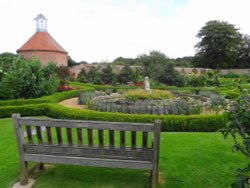 The walled garden at Felbrigg Hall in the village of Felbrigg, Norfolk Wallpaper