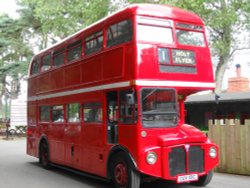 Bus service from North Norfolk Railway to the centre of Holt Wallpaper