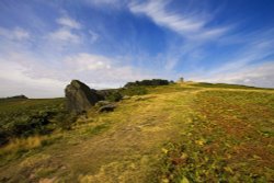 Uphill Climb to Old John Folly. Wallpaper