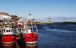 Fish Quay, Whitby Wallpaper