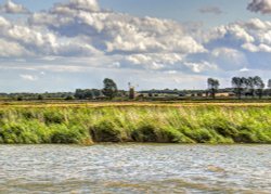 The river Yare at Cantley Wallpaper